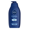 NIVEA MEN Cool Body Wash with Icy Menthol, Men Body Wash, 30 Fl Oz Bottle